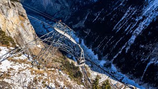 StechelbergMürren Käthi  Steilste Luftseilbahn der Welt 19872023 [upl. by Drahsir]