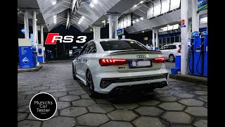 2022 Audi RS3 8Y Sound amp Launch Control POV by Munichscartester [upl. by Acinomaj402]