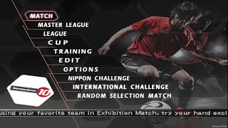 World Soccer winning Eleven 10 PS2  Gameplay  PCSX2 [upl. by Ancel]