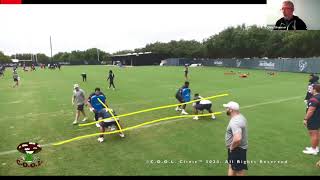 Houston Texans OL coach Chris Strausser  Punch Progression [upl. by Jochebed]