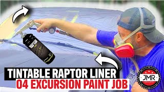 I SPRAYED MY TRUCK WITH RAPTOR LINER AMAZING RESULTS [upl. by Honoria]