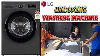 LG Brands NEWEST Washing Machine Unboxed [upl. by Ondrej201]