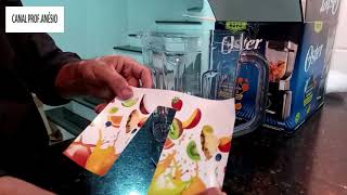 UNBOXING LIQUIDIFICADOR OSTER OLIQ610 1400 WATTS 15 VELOCIDADES [upl. by Ulah]