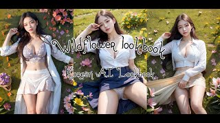 4K Seoul Olympic Park grass field Wildflowers and lookbook [upl. by Araldo]