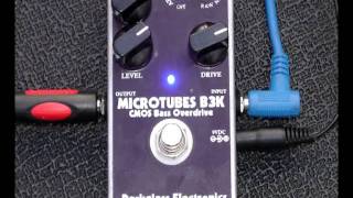 Microtubes B3K Bass Overdrive Demo by Will Davies [upl. by Stanzel]