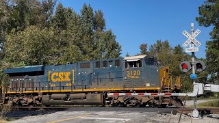 M492 at Firetower Rd with CSX 3120 Leading [upl. by Anirac]