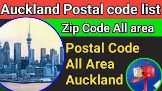 Auckland NZ All area postal code list [upl. by Selyn]