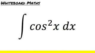 Integral of cos2 x [upl. by Lose788]