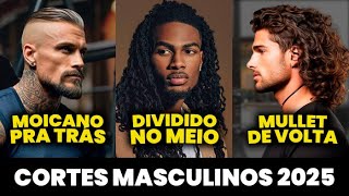 CORTES de CABELO MASCULINO pra 2025 Os 5 Estilos que estão DOMINANDO nosso Visual [upl. by Ahrendt]