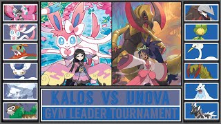 KALOS vs UNOVA  Pokémon Gym Leader Tournament Battle 3 [upl. by Dlanor]