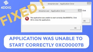 2024 FIXED  The Game amp Application Was Unable to Start Correctly 0xc00007b Windows  3WAYS [upl. by Ermina16]