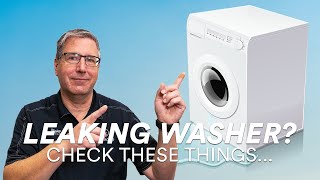 Washing machine leaking Check these things first [upl. by Yrok585]