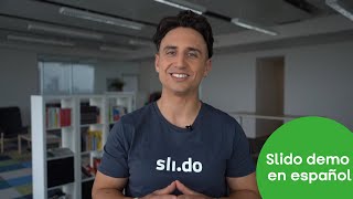 Slido Demo en Español [upl. by Eeb]