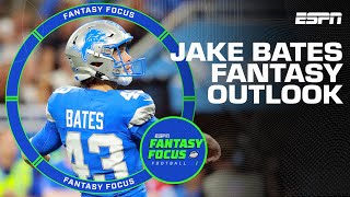 Daniel Dopp is ALL IN on Jake Bates  Fantasy Focus 🏈 [upl. by Nynnahs861]