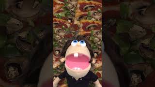 Pizza Party song shorts BabyBigMouth pizza kidssong funny kidssongs toddler puppet [upl. by Jonme]