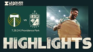 HIGHLIGHTS  Club León vs Portland Timbers  July 28 2024 [upl. by Sarid278]