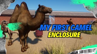 Planet Zoo My First Bactrian Camel Enclosure [upl. by Kcirdnekel]