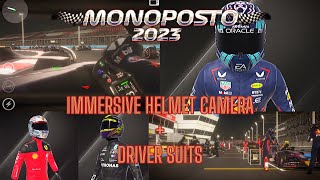 Monoposto 2023 50 RACE IN THE NEW HELMET CAMERA [upl. by Divan394]