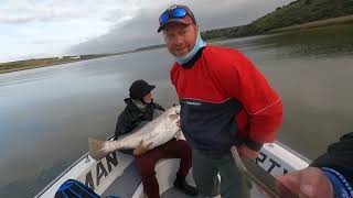 Catching two nice kobmulloway in Witsand breede river with clients [upl. by Arnon]