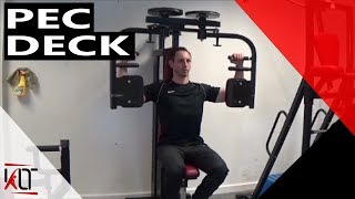 How to use the pec deck resistance machine [upl. by Laband]