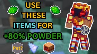 How To Grind Mithril Powder After Mining Update v4  Hypixel Skyblock [upl. by Ivor]