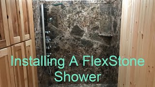 How to Install a New FlexStone Shower [upl. by Kenyon]