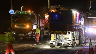 Resurfacing work local road Plymouth 02 [upl. by Irej]