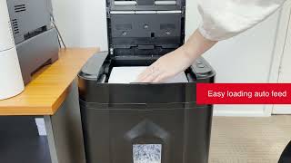 INFOSTOP automaster AS120M Auto Feed Paper Shredder [upl. by Aihtnys304]