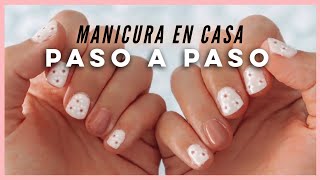 MANICURA SEMIPERMANENTE en CASA 💅🏼 PASO a PASO  Museecoco [upl. by Safire]