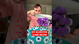 Can I make SLIME with JUST GLUESTICKS 🤔👀 DIY NO GLUE SLIME [upl. by Gintz]