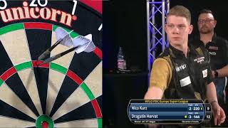 Nico Kurz vs Dragutin Horvat  HYLO PDC Europe Super League 2021 Viertelfinale [upl. by Vtarj497]