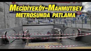 MecidiyeköyMahmutbey metrosunda patlama [upl. by Noskcaj]