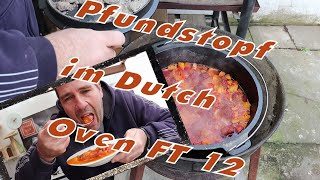 Pfundstopf im Dutch Oven FT 12 [upl. by Vasyuta640]