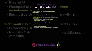 Atrial fibrillation management medicaleducation cardiology [upl. by Sacks895]