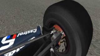 Brabham BT52 F1 1983 red hot brakes [upl. by Orji209]