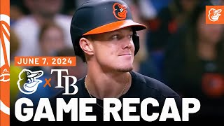 Orioles vs Rays Game Recap 6724  MLB Highlights  Baltimore Orioles [upl. by Alithia]