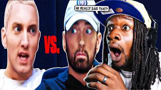 EMINEM GET REAL ABOUT HIMSELF Slim Shady vs Marshall Mathers THE FACEOFF REACTION [upl. by Yoho789]