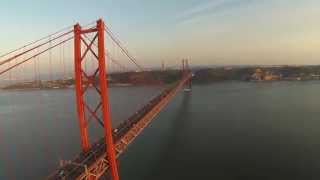 Lisboa Ponte 25 Abril  Dji Phantom  Gopro 3 [upl. by Pelson]