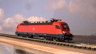 Fleischmann N gauge DB Taurus DCC Sound demo [upl. by Eade323]