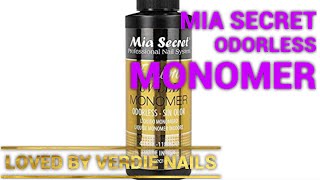 MIA SECRET ODORLESS MONOMER INITIAL THOUGHTS [upl. by Haziza26]