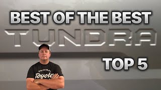 Toyota Tundra Top 5 Of All Time [upl. by Acilef]