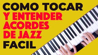 ACORDES DE JAZZ PARA IMPROVISAR  Piano Tutorial 🎹 [upl. by Rosner]