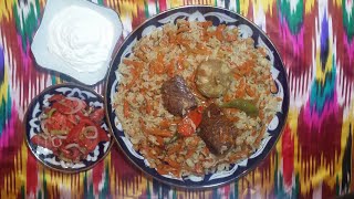 Узбекский плов Ўзбек палови Uzbek plov [upl. by Siger]