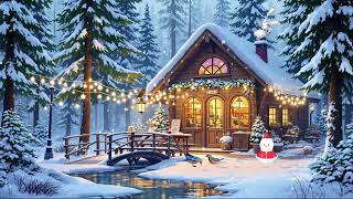 Snowy Forest Café ❄️🌲  Lofi Music for Relax amp Focus [upl. by Nylrehs]