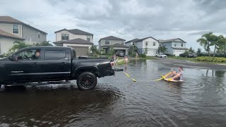 WATER RAFTING IN A FLOOD [upl. by Eimoan]