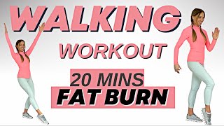 20 Minute Walking Exercise for Weight Loss  Walk the Weight Off at Home [upl. by Baler]