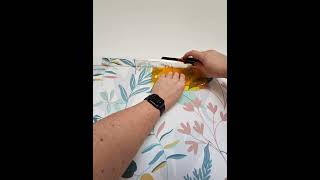 Wallpapering POV 🤓 How to wallpaper a room [upl. by Pape]