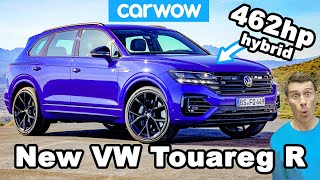 The new VW Touareg R is the most powerful Volkswagen EVER [upl. by Graces]