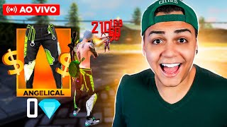 💚 FREITAS AO VIVO 💚 ANGELICAL VERDE DE GRAÇA 💚 FREE FIRE MOBILE 💚 [upl. by Anees]