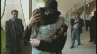 Fans kiss and hug Michael Jackson  HD Quality [upl. by Fernyak]